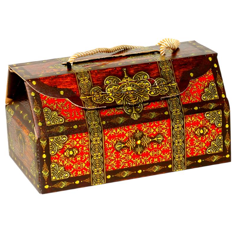 Детский подарок на Новый Год в картонной упаковке весом 3000 грамм